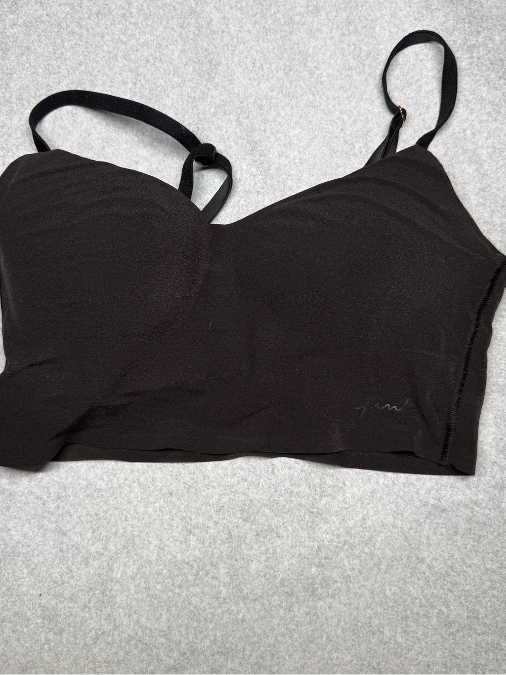 PINK Victoria's Secret Black Seamless Bralette Tank
